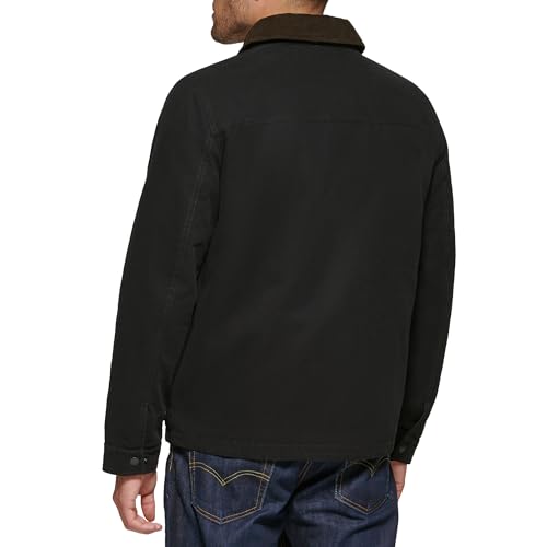 Image of Levi's Men's Cotton 4-pocket Depot Jacket With Corduroy Collar