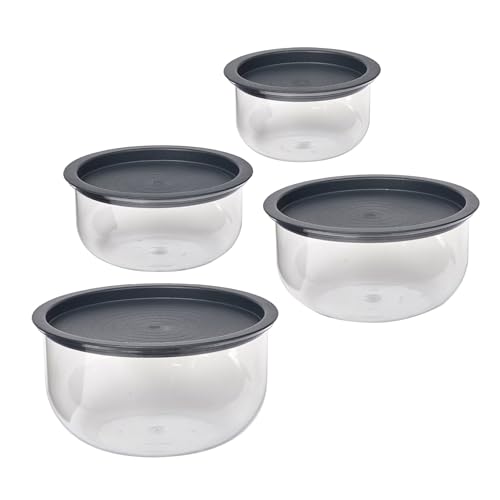 Set de 8 piezas de tazones con tapa hermética miniatura 1