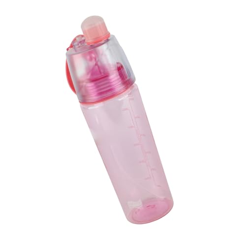 Botella de agua portátil anti derrames de plástico transparente para niños 2