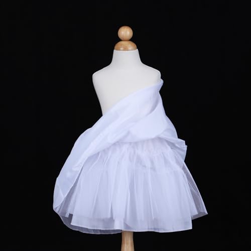 Pink Promise Wedding Flower Girl Dress Hoopless Petticoat Crinoline Slip Underskirt3