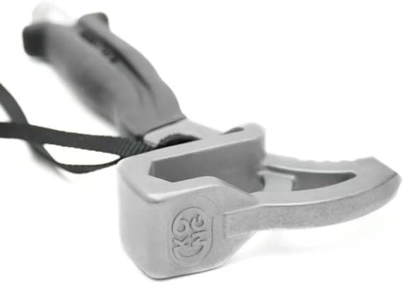 Kong Italy SPELEAGLE Compact Hammer, Zinc Plated Steel with Integrated 13mm & 17mm Keys, Ergonomic Rubber Handle, Corrosion-Resistant Finish, Made in Italy