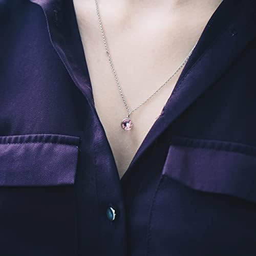 Philip Jones October (Tourmaline) Birthstone Necklace & Earrings Set Created with Zircondia® Crystals