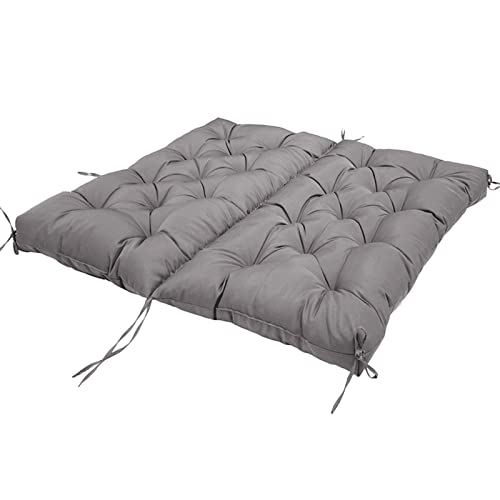 Coussin pour balancelle 2-3 places gris foncé imperméable 120cm - 2