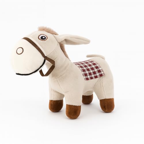 Image of Donkey 20cm Soft Toys for Kids | Plush Soft Toys for Baby Boys and Girls| Best Gift | Donkey Soft Toy for Kids -White 20Cm Height