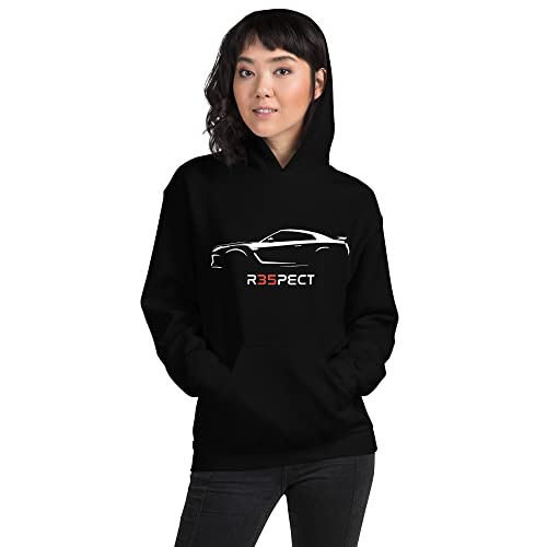 GT-R R35 R35PECT Skyline GTR JDM Silhouette Unisex Hoodie3