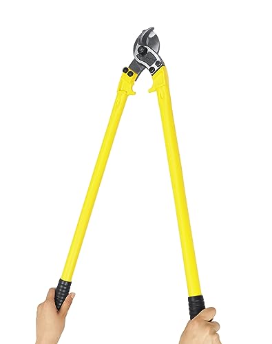 Cortador de cable de acero QWORK de 81 cm para secciones de hasta 12,7 mm 5