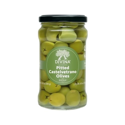 Divina, Olives Pitted Castelvetrano, 4.9 Ounce