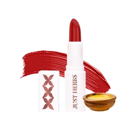 Image of Just Herbs Ayurvedic Lipsticks Half size