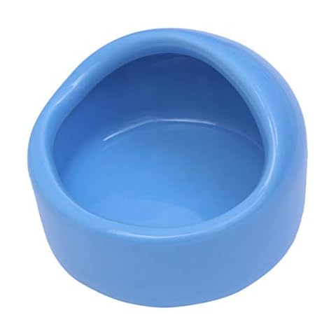 POPETPOP Hamster Futternapf für Kleintiere, Nagetiere, Rennmäuse, Keramik, Weiß Cover