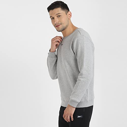 Image of Reebok Men's Cotton Round Neck Sweatshirt