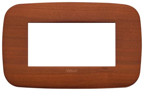 Cadre Round VIMAR Arke 4 modules en bois de merisier pour plaque électrique - 2
