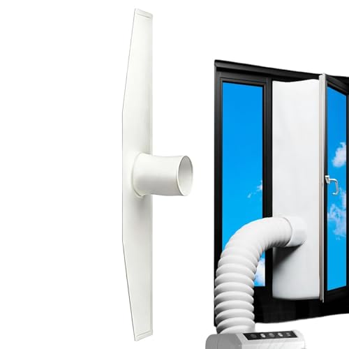Sello de ventana aire acondicionado 400 cm | Kit ventana aire acondicionado portatil | Kit adaptador ventilación ventanas ac con cierre adhesivo | Kits aislamiento ventanas protección intercambio air