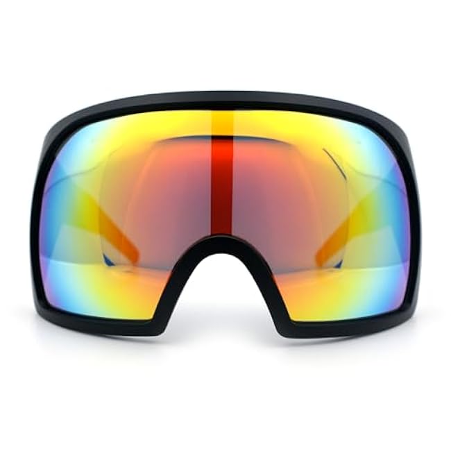 Super Oversized XXL Goggle Style Wrap Around Sport Plastic Sunglasses