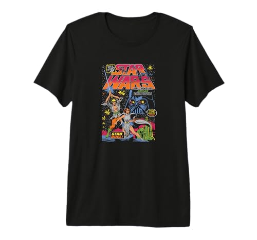 T-shirt Star Wars Luke contre Leia t-shirt premium en coton doux durable