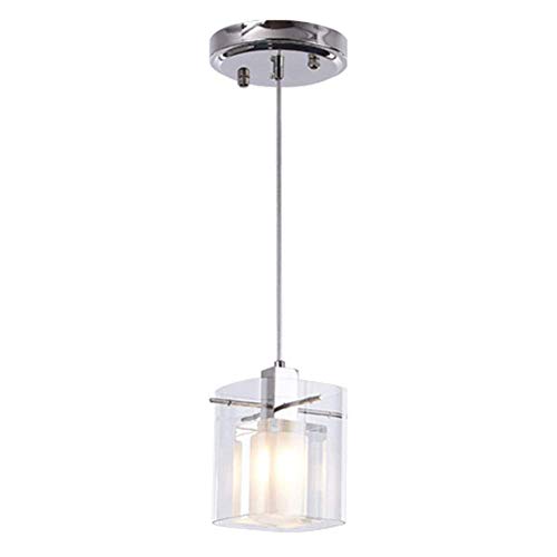 Lampe de plafond créative G9 avec lustre plafonnier en acier inoxydable 5 têtes
