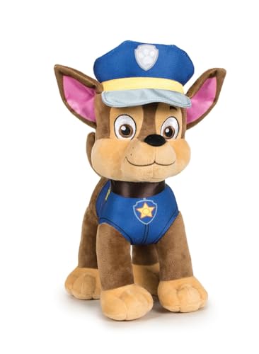 Peluche de la Patrulla Canina, 20 cm, 30 cm y 60 cm – Peluche de alta calidad para los fans de la popular serie de televisión, 4 edición a elegir (20 cm Chase)