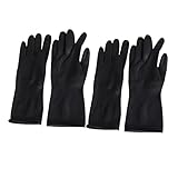 HONMEET ヘアダイグローブ 防水 再利用可能 ヘアスタイリングツール ヘアカラー用手袋 男性女性用 ヘアサロンや家庭の染毛作業に 2組