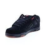 DVS Herren Enduro Heir Skate Schuh, Schwarz (Black/Red Gum New Black), 45 EU