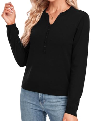 Image of Women Summer Knit Shirt Blouse V Neck Short Sleeve Pullover Sweater Tops