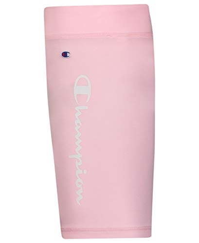 Champion Heritage Girls Kids Clothes Classic Bike Short (Large, Pink Candy Script)