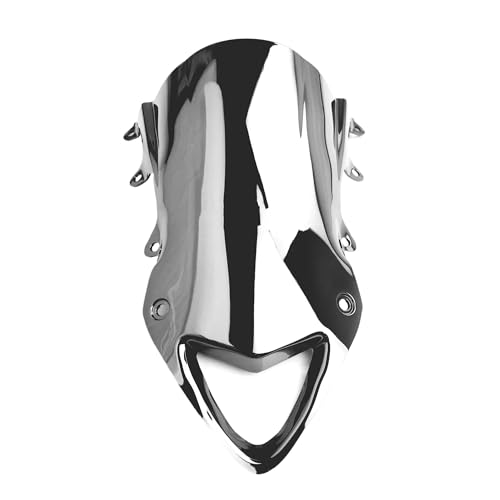 Pare-brise moto pour BMW S1000RR 2009-2014 bulle noire et argent