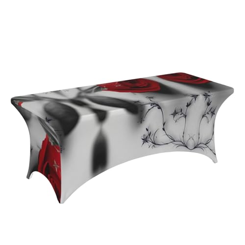 Nappe de table extensible lavable pour effacer les plis du buffet de fête - 4