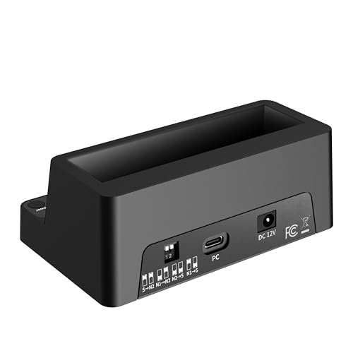 Image of Rosewill M.2 NVMe & SATA SSD / 2.5 inch & 3.5 inch HDD Hard Drive Cloner & Reader Docking Station, USB 3.2 Gen 2x1 10Gbps, Triple Bay, Offline Cloning, Tool-Free - RS-N2S-CL