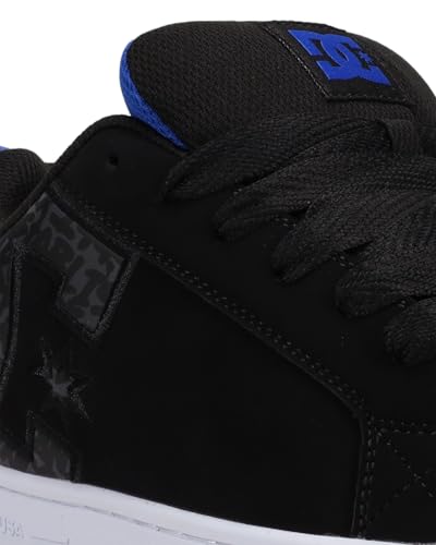 DC Men's Court Graffik Skate Shoe, Black/Blue2