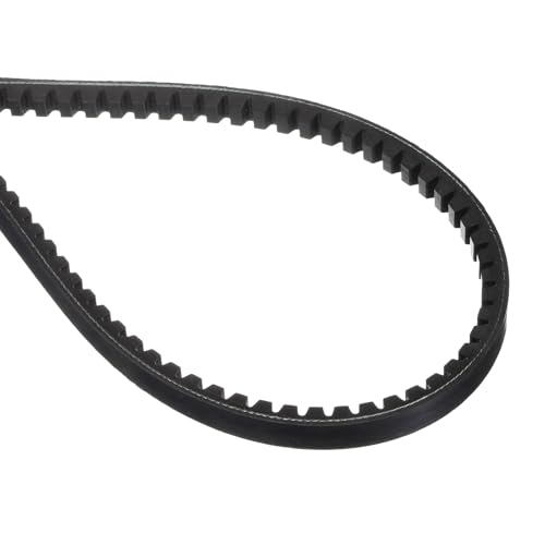 uxcell BX23 EPDM V-Belt, Raw Edge Cogged Industrial Rubber V Belt 0.67" Width x 23" Inside Circumference