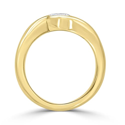 14K White Gold Plated Oval Cut Moissanite Solitaire Ring for Women in 925 Sterling Silver – Engagement, Proposal & Valentine's Day Gift2