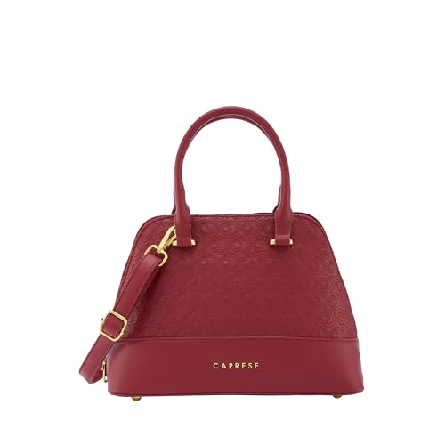 Image of Caprese Rain Small Satchel Bag with Adjustable & Detachable Strap | Versatile Shoulder, Crossbody & Handheld Bag with Multiple Compartments for Work, Travel, and Everyday Use