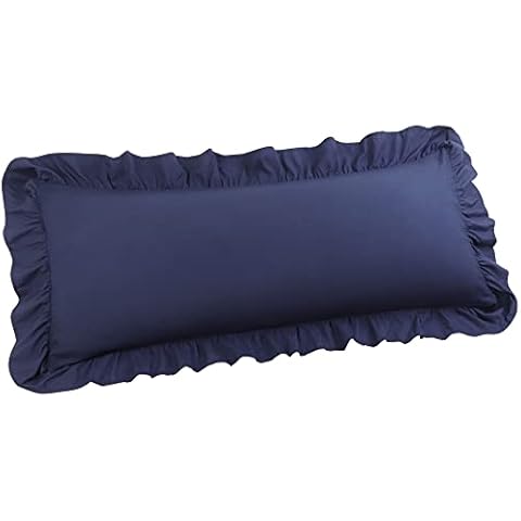 PICCOCASA Funda de Almohada de Microfibra de Volantes Cover