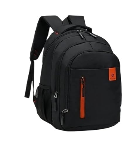 17 Inches Backpack Big Capacity Fashion Student Back Packs Travel Outdoor Packs Large Back Bags(Orange)