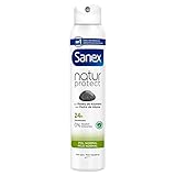 No contiene alcohol Sanex Natur Protect Desodorante Spray, Piel Normal, 200ml