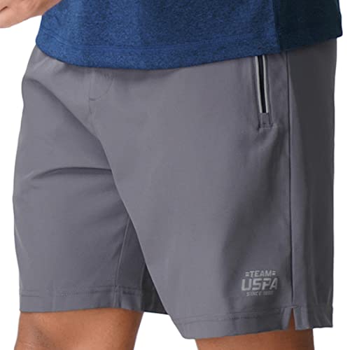 Image of U.S. Polo Assn. Men Mesh Yoke Zipper Pocket I717 Shorts - Pack of 1
