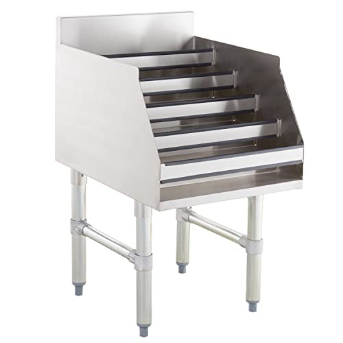Soporte para botellas de licor de acero inoxidable 5 niveles 18x23 pulg miniatura 1