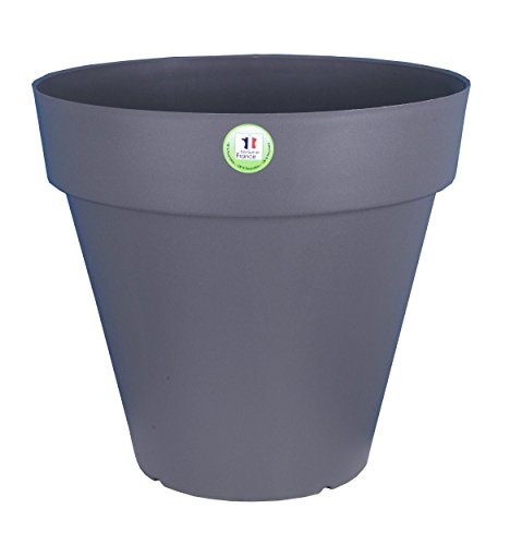 Riviera Pots de fleurs Soleilla Rond Gris 49 x 49 x 45 cm 49 ml 415076