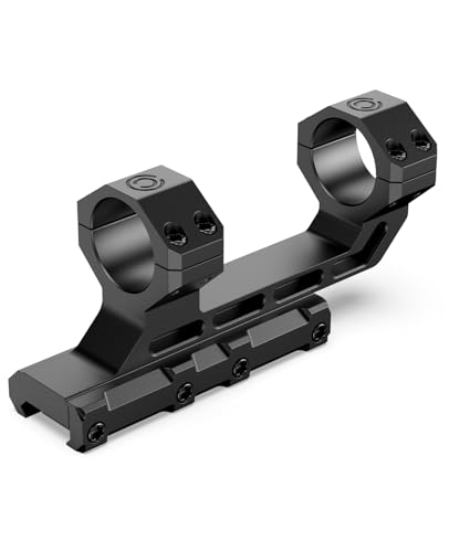 CVLIFE Cantilever Scope Mounts 1 inch - Offset Dual Ring One Piece Scope Mount - Lightweight Aluminum