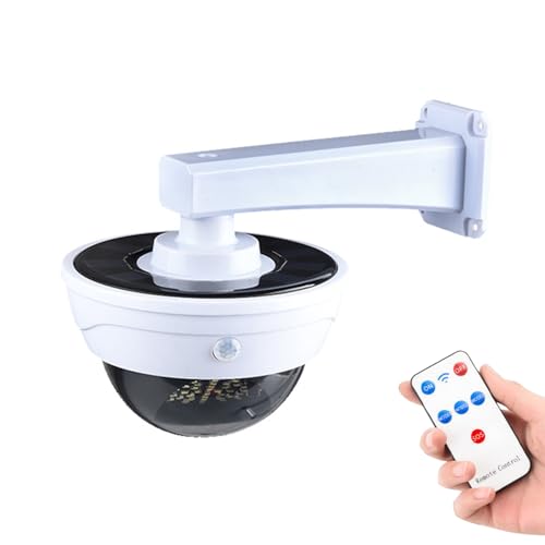 Sensor de movimento ao ar livre Câmera de vigilância realista de luz solar Design de 3 modos de ilum