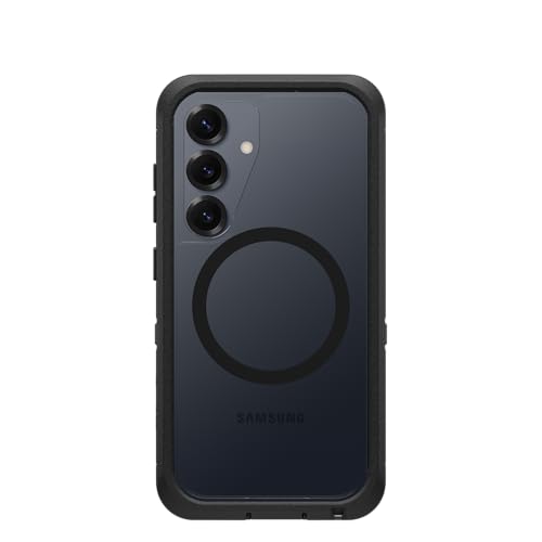 Image of OtterBox Samsung Galaxy S25 Defender Series XT Clear Magnet Case - Dark Side (Black) | Samsung