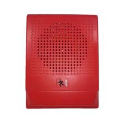 Edwards G4RF-S7 - Speaker (70V), Multi-Tap, Red with FIRE