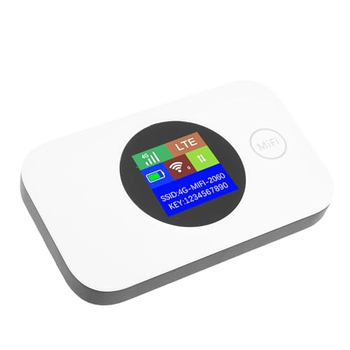 Image of Generic 4G LTE Mobile Hotspot Portable Travel WiFi Router High Speed for America, 150Mbps Supports 10 Users Connection for Mobile Phone, Laptop, Desktop ABS Material