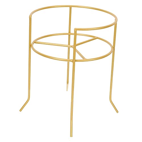 Zerodeko Soporte de Hierro Dorado para Cubo de Cerveza Soporte Dispensador de Bebida Resistente y Práctico para Cubos de Vino y Cerveza sin Necesidad de Herramientas para Uso Bar y Hogar