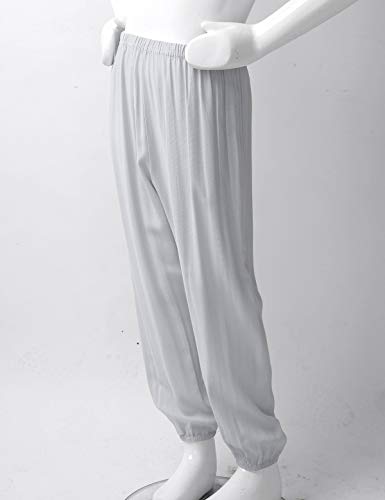 Kids Boys Girls Soft Loose Yoga Pants Active Harem Pilates Leggings Lightweight Ballroom Dancewear4