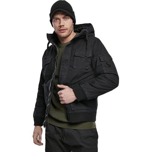 Men Hooded Short Jacket-Warm Lightweight Breathable Military Style Everyday Outdoor Field2