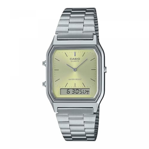 Orologio Casio Orologio Vintage AQ-230A-9AMQYES Orologio da donna in acciaio inossidabile