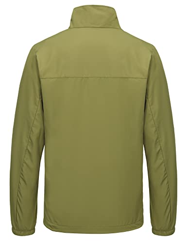 Image of Little Donkey Andy Men's Lightweight Breathable Windbreaker Golf Jacket UPF50+ Windproof Outdoor Running Coat