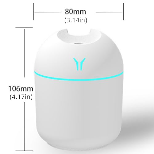 Humidificador portátil y difusor aromático 2 en 1 250 mL miniatura 2