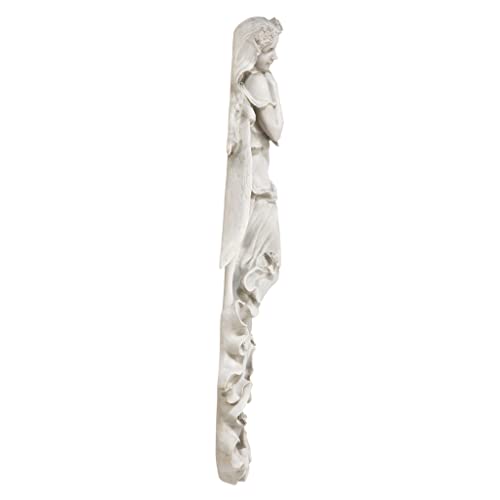 Design Toscano EU5604 Brianna The Summer Breeze Fairy Wall Sculpture, 11 Inches Wide, 3 Inches Deep, 22 Inches High, Antique Stone Finish thumb #5