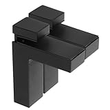 Photo Gallery yardenfun 2 pezzi supporti mensola in vetro regolabili per spessore morsetti neri resistenti per organizzazione casa clip per mensole galleggianti facili da installare Photo Gallery yardenfun 2 pezzi supporti mensola in vetro regolabili per spessore morsetti neri resistenti per organizzazione casa clip per mensole galleggianti facili da installare